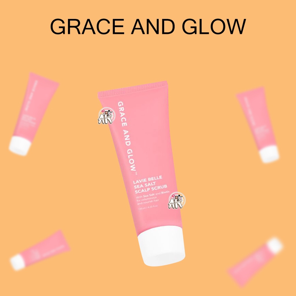 Jual Grace And Glow Lavie Belle Sea Salt Hair Scalp Scrub Hair Scrub