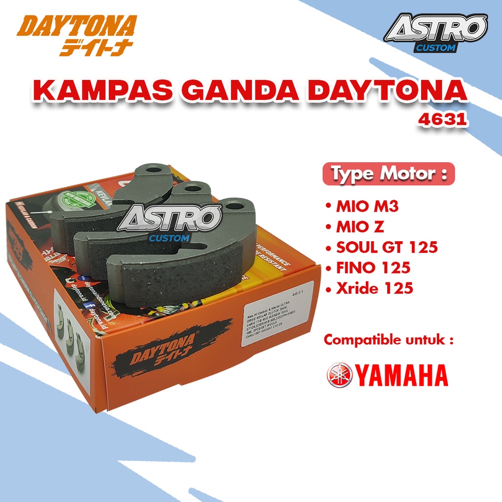 Jual Kampas Ganda Daytona MIO M3 MIO SOUL GT 125 MIO Z FINO 125 XRIDE