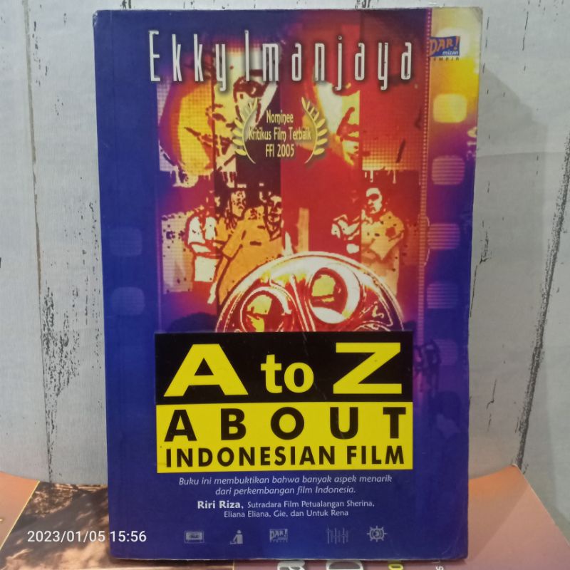 Jual ORIGINAL ANTIK BUKU A TO Z ABOUT INDONESIAN FILM Karangan By Ekky