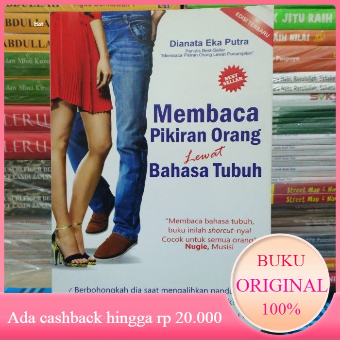 Jual Buku Bestseller Ori Membaca Pikiran Orang Lewat Bahasa Tubuh