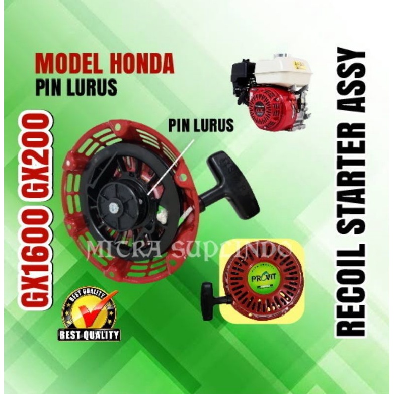 Jual Gx Gx Recoil Starter Kap Engkol Mesin Model Honda Pin Lurus