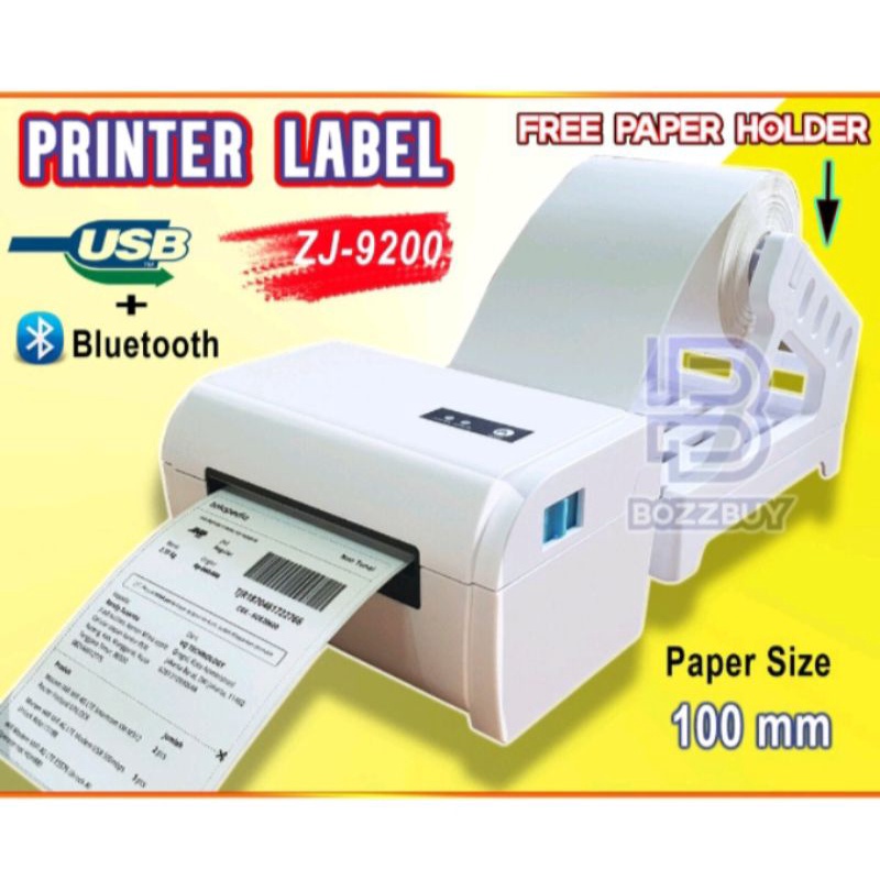 Jual Printer Label Barcode Bluetooth Thermal SMARTCOM Original Second