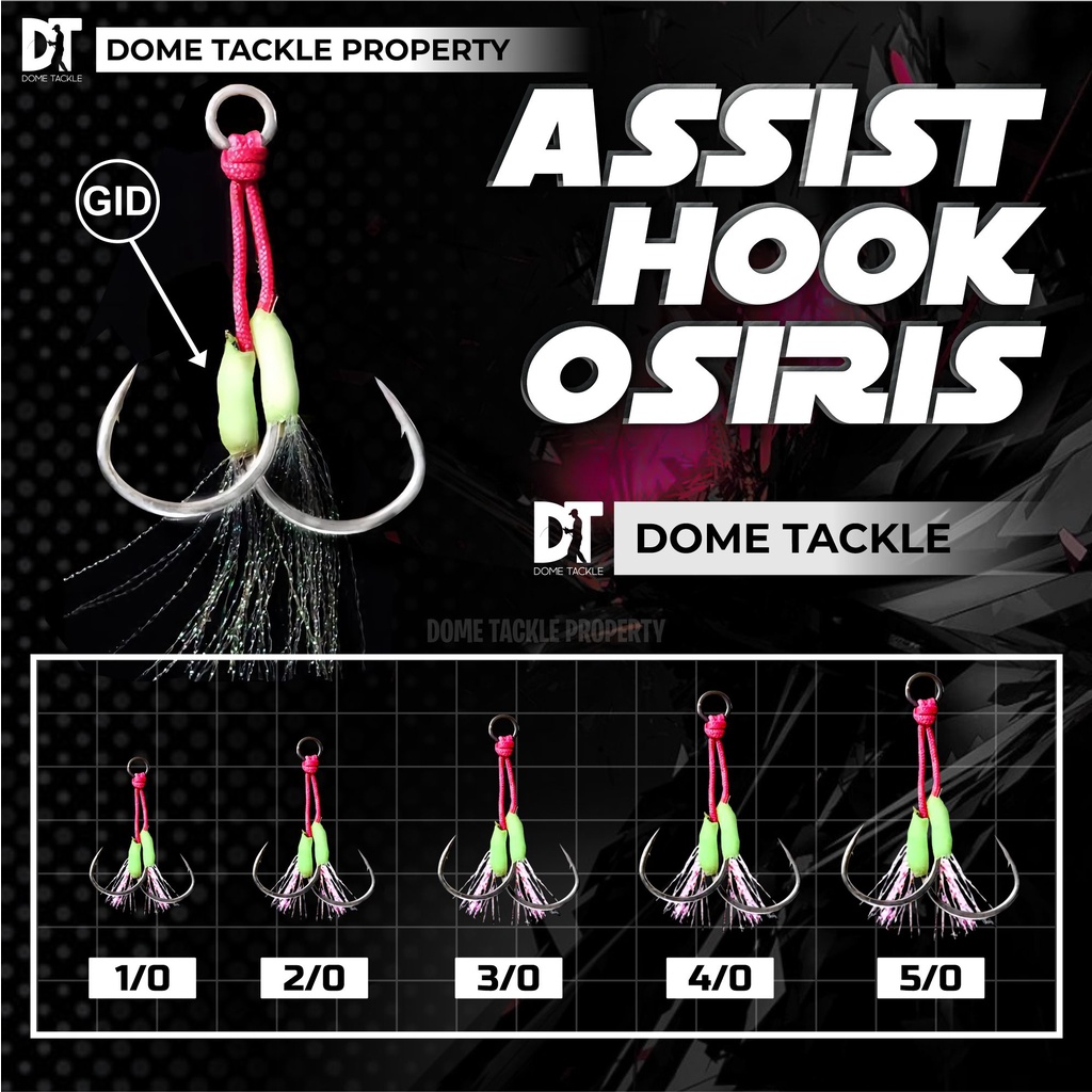 Jual Firelock Osiris Kail Doule Assist Hook Kali Pancing Jigging 1 0 2