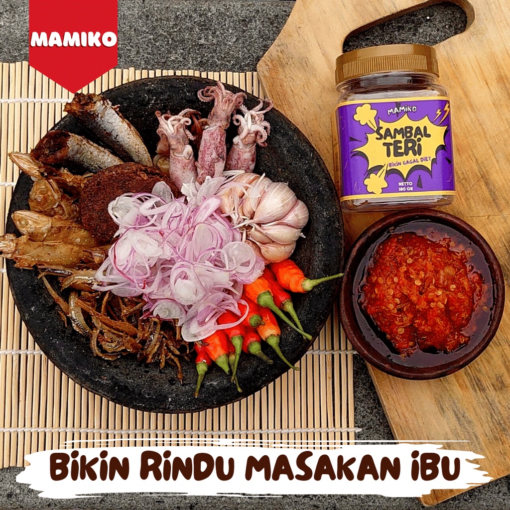 Jual Sambal Teri Pedas Nampol MAMIKO Resep Teruji Bikin Rindu Masakan