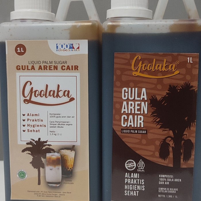 Jual Gula Aren Cair Goolaka 1 Liter Shopee Indonesia