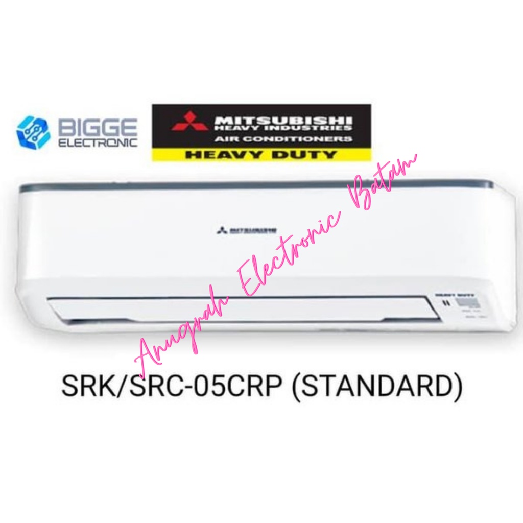 Jual AC MITSUBISHI 1 2 PK SRK SRC 05CRP SRC05CRP HEAVY DUTY BATAM