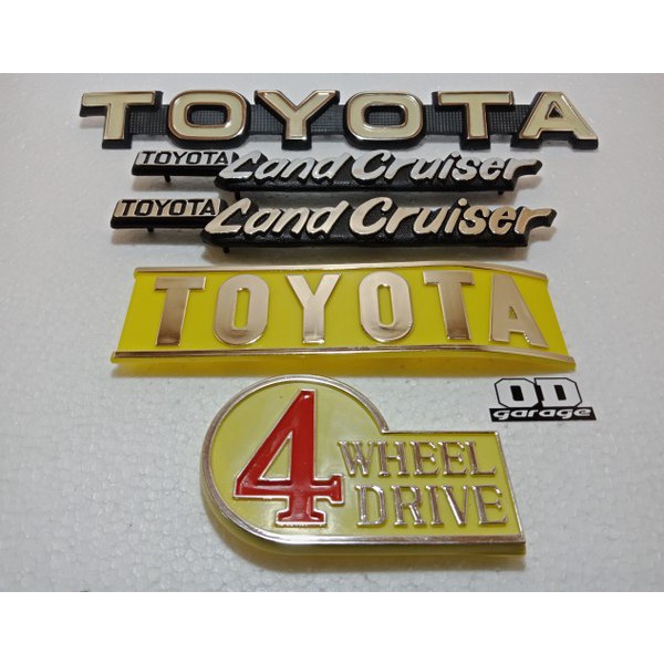 Jual Emblem Lengkap Set Toyota Hardtop 2F Land Cruiser FJ BJ Shopee