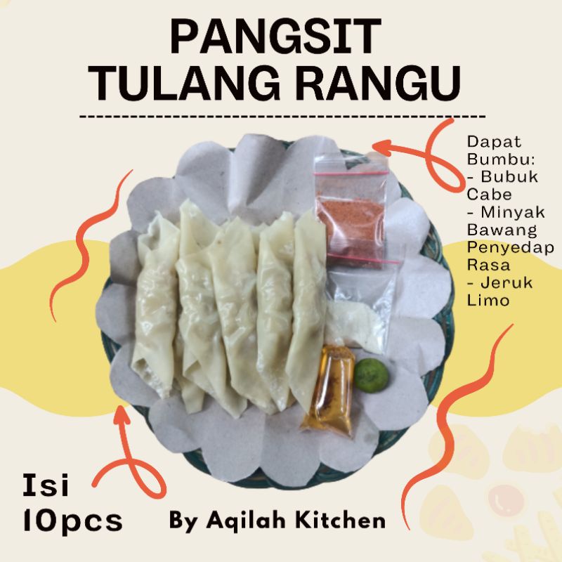 Jual Pangsit Tulang Rangu Pangsit Goreng Pangsit Rebus Siomay