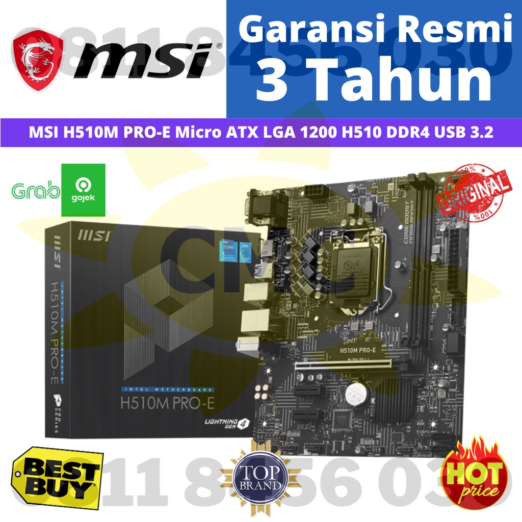 Jual Motherboard Msi H M Pro E Micro Atx Lga H Ddr Usb