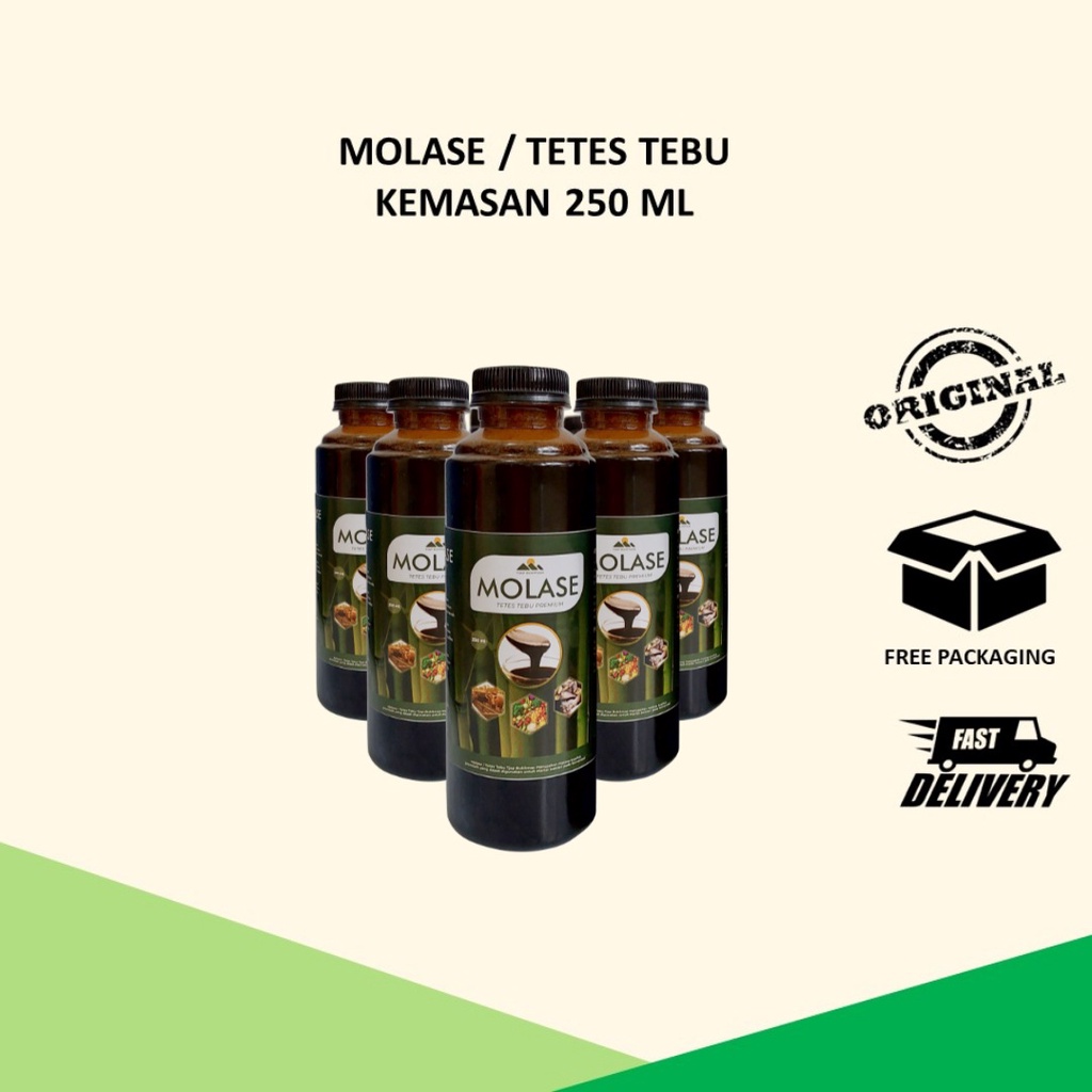 Jual 1 Botol Molase Tetes Tebu Murni Asli Tanpa Campuran Kemasan 250 Ml