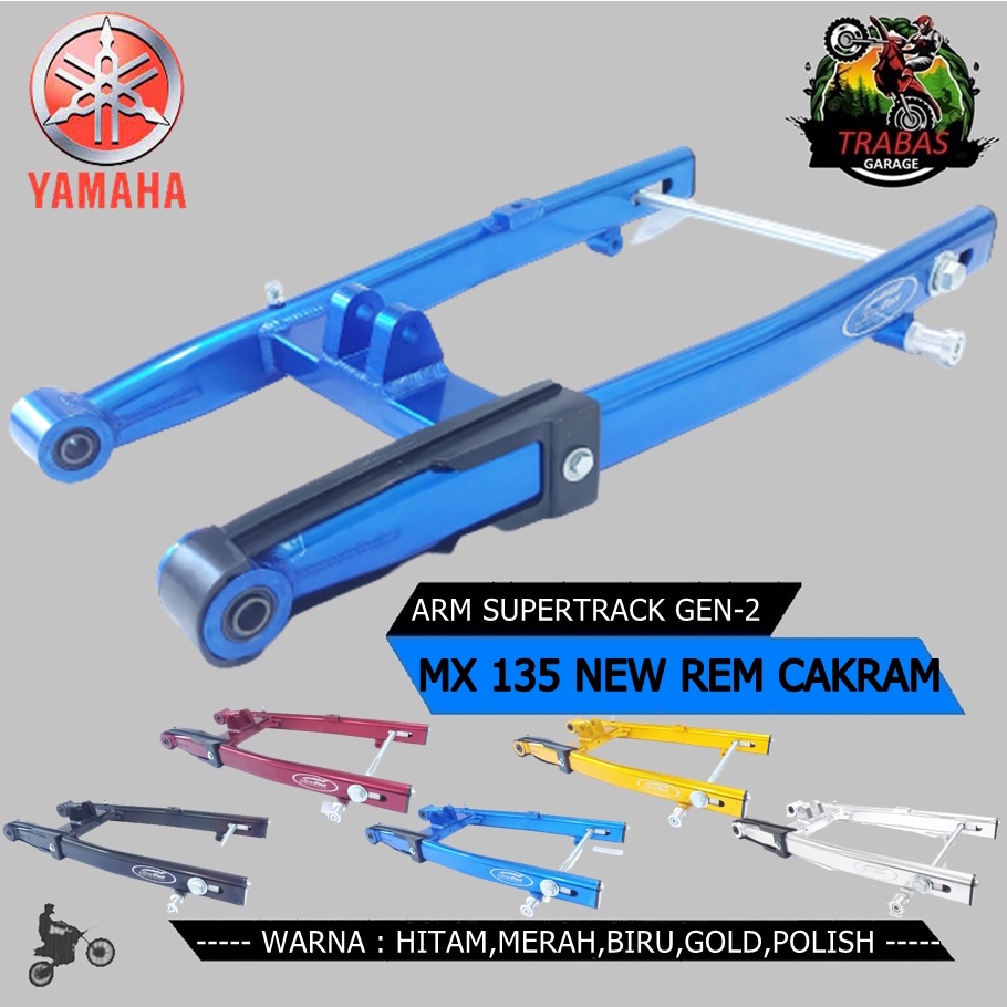 Jual SWINGARM JUPITER MX 135 MX135 DOUBLE DISK SWING ARM SUPERTRACK GEN