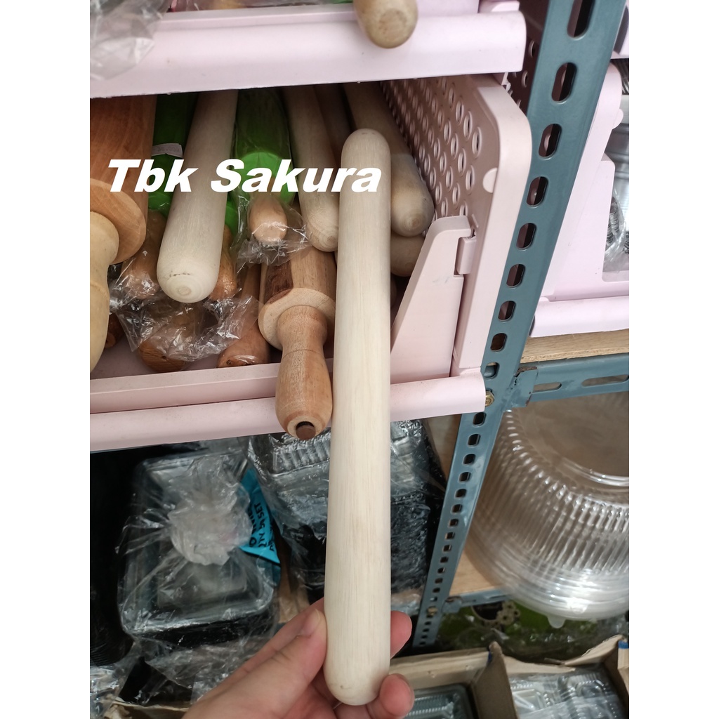 Jual Rolling Pin Kayu 30cm Shopee Indonesia