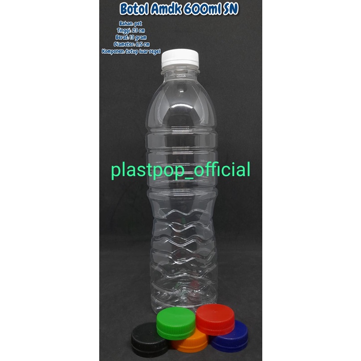 Jual Gojek Botol Plastik Amdk SN PET 600 Ml Murah Jus 600 Ml Juice