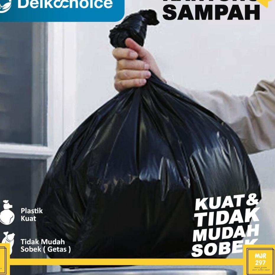 Jual Baru Kantong Plastik Sampah Trash Bag Plastik Hitam Sampah