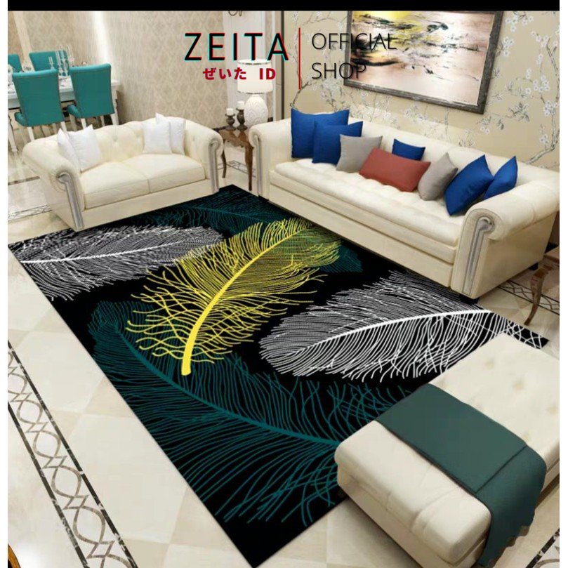 Jual Zeita Karpet Modern Minimalis Karpet Premium Quality Shopee