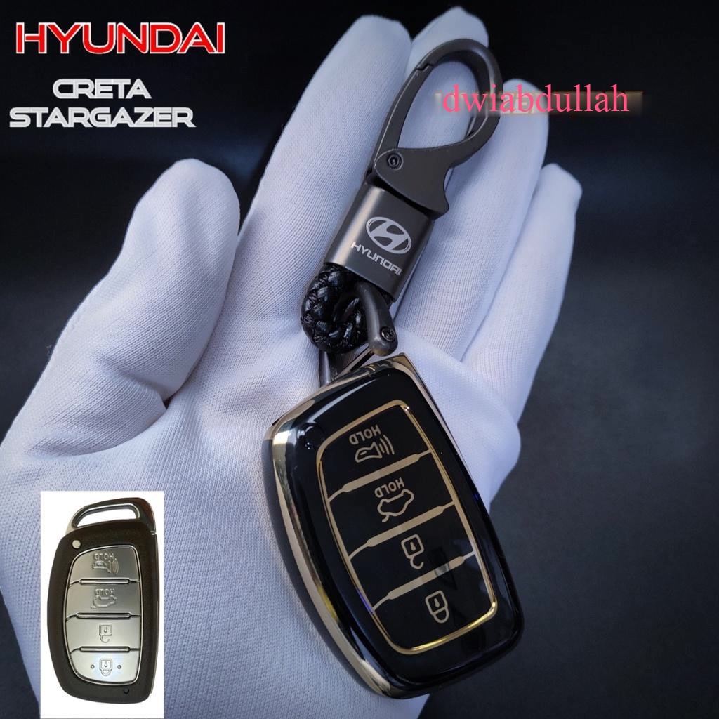 Jual Gantungan Kunci Sarung Remote Keyless Cover Casing Mobil Hyundai