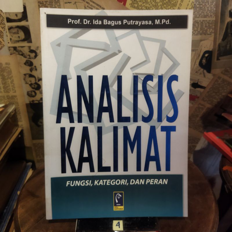 Jual BUKU ANALISIS KALIMAT FUNGSI KATEGORI DAN PERAN Shopee Indonesia