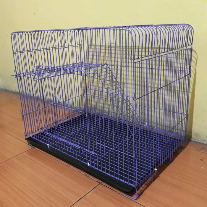 Jual Kandang Hewan Kucing 2 Tingkat Galvanis 60x40x48 Shopee Indonesia