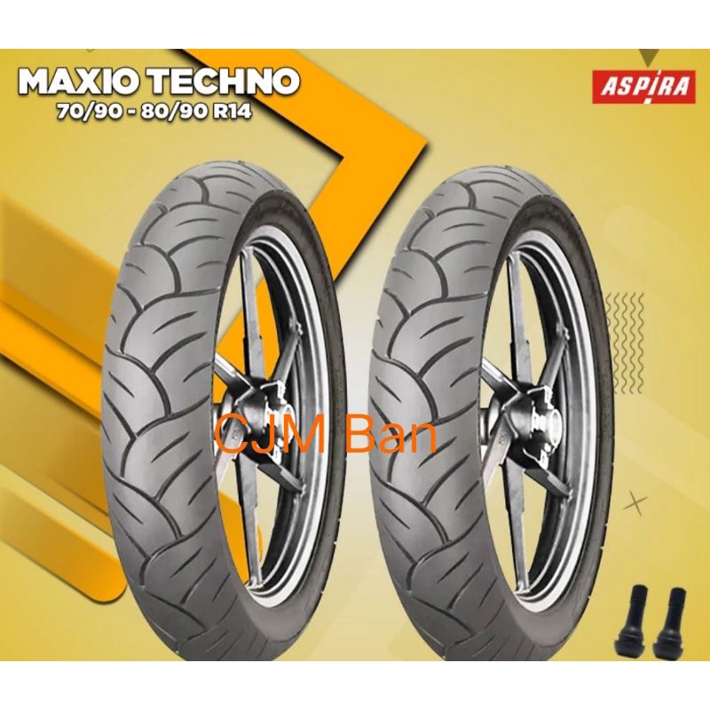 Jual Paket Ban Tubeless Aspira Maxio Techno Rapido Dan