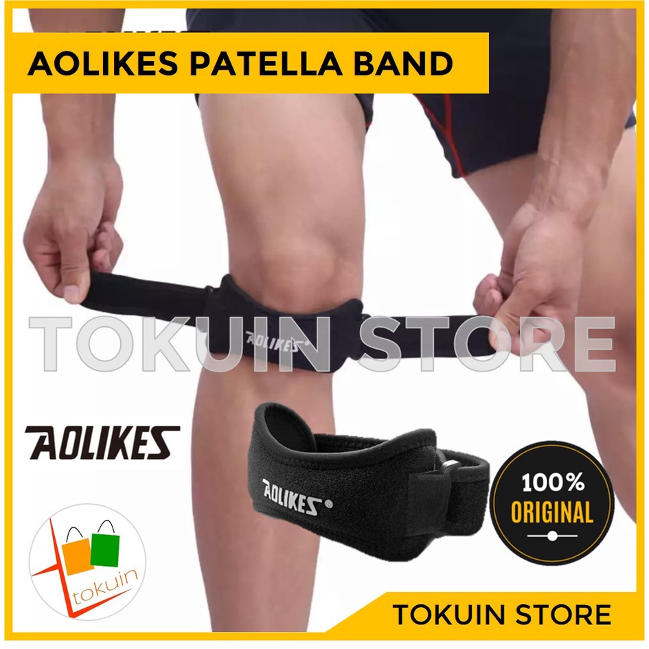 Jual Aolikes Patella Knee Support Band Brace Deker Pelindung Lutut Kaki