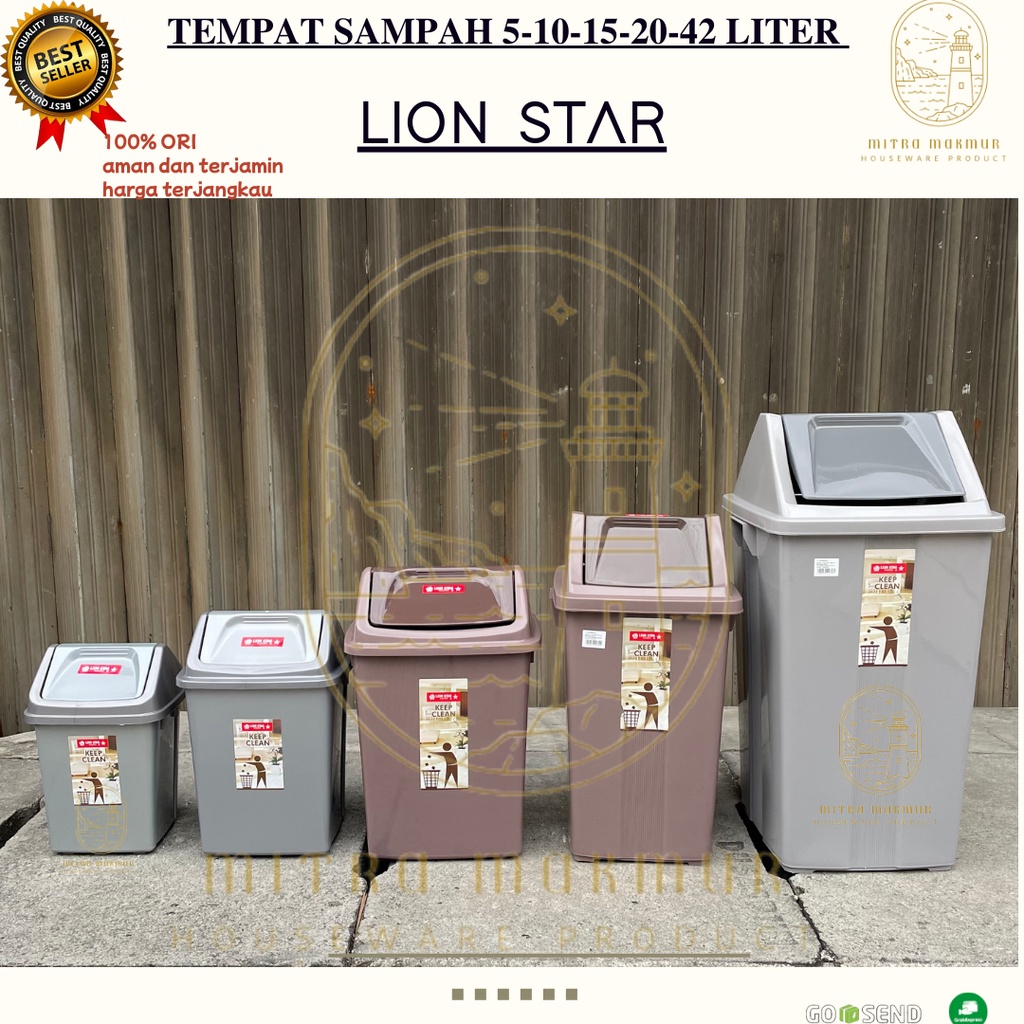 Jual Sale Tempat Sampah Lion Star Liter Dustbin