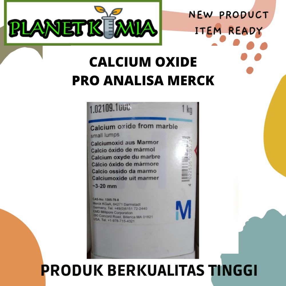 Jual Calcium Oxide Kalsium Oksida Pro Analisa Merck 50 Dan 100 Gram