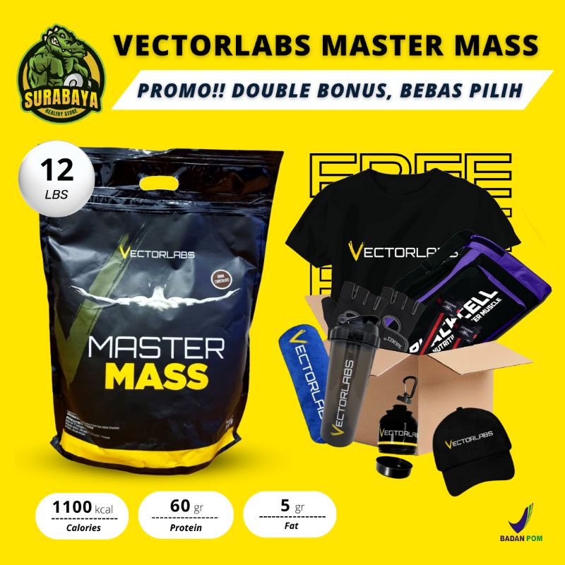 Jual Vectorlabs Master Mass Lbs Protein Gainer Lbs Penambah Berat