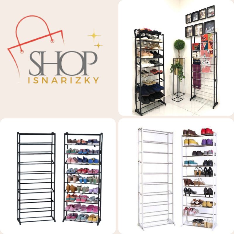 Jual Rak Sepatu Sendal Hijab Susun Amazing Shoe Rack Portable