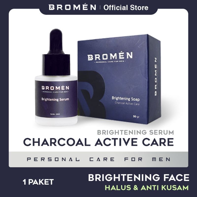 Jual Bromen Paket Lengkap Sabun Dan Serum Paket Brightening Men Bromen