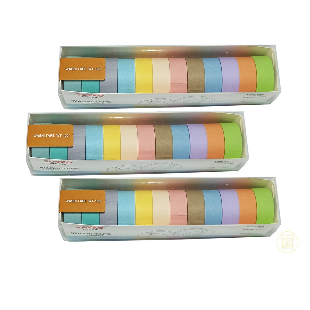 Jual Joyko Washi Tape Wt Pita Perekat Set Shopee Indonesia