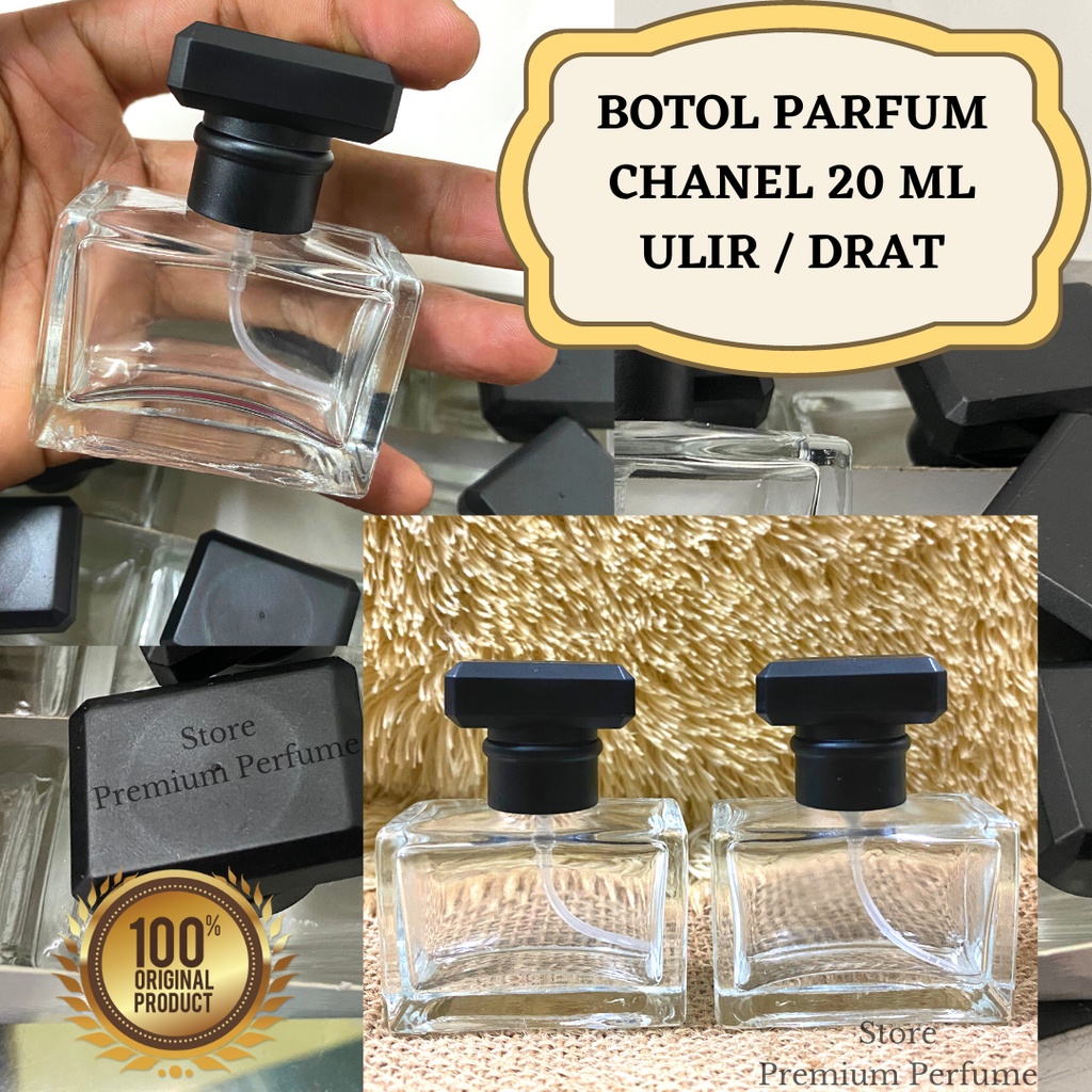 Jual Botol Parfum Chanel Ml Ulir Drat Botol Parfum Baru Botol