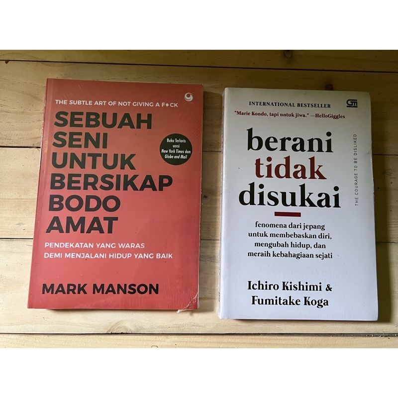 Jual Paket Buku Berani Tidak Disukai Sebuah Seni Untuk Bersikap