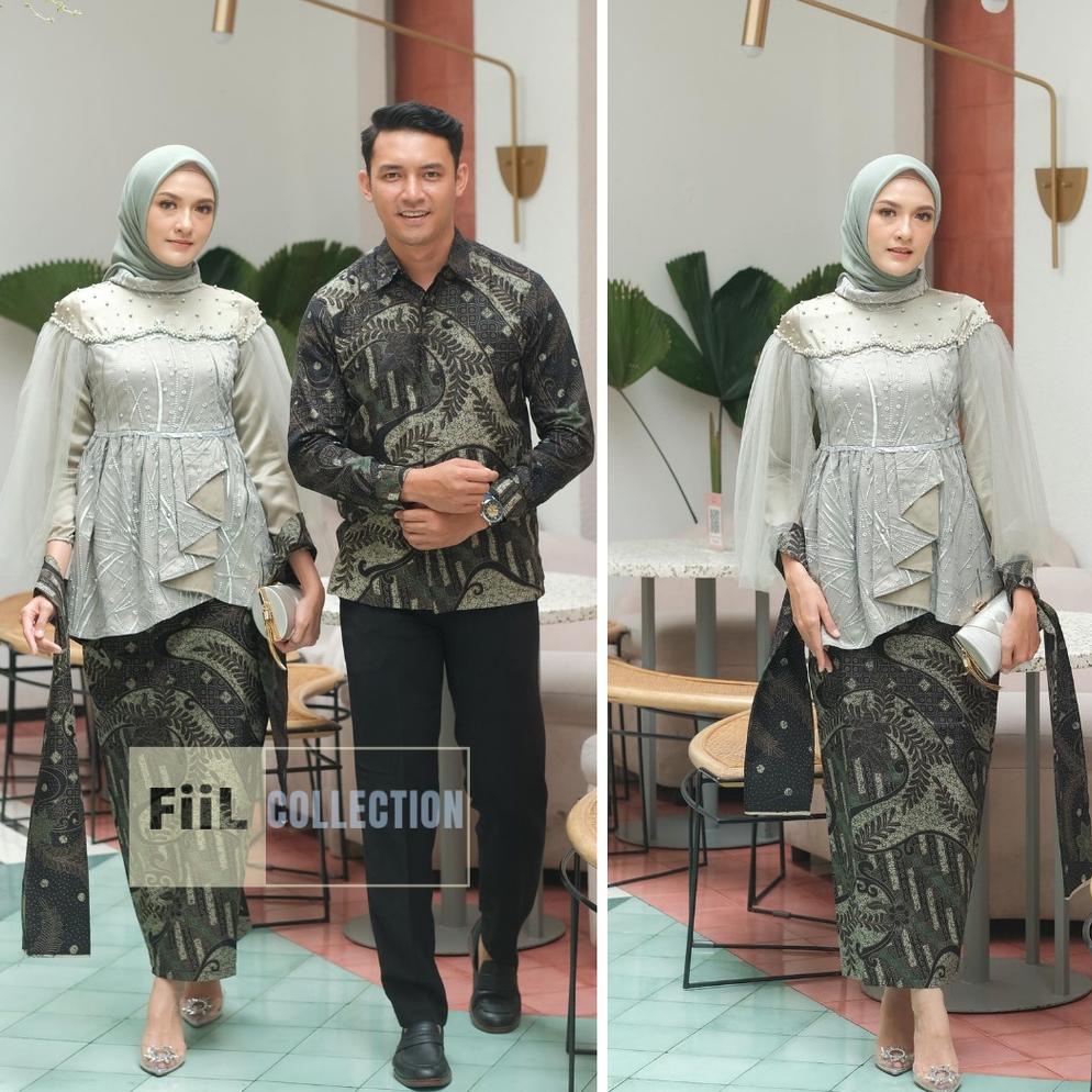 Jual Promo Batik Couple Kebaya Modern Kebaya Tunangan Lamaran Baju