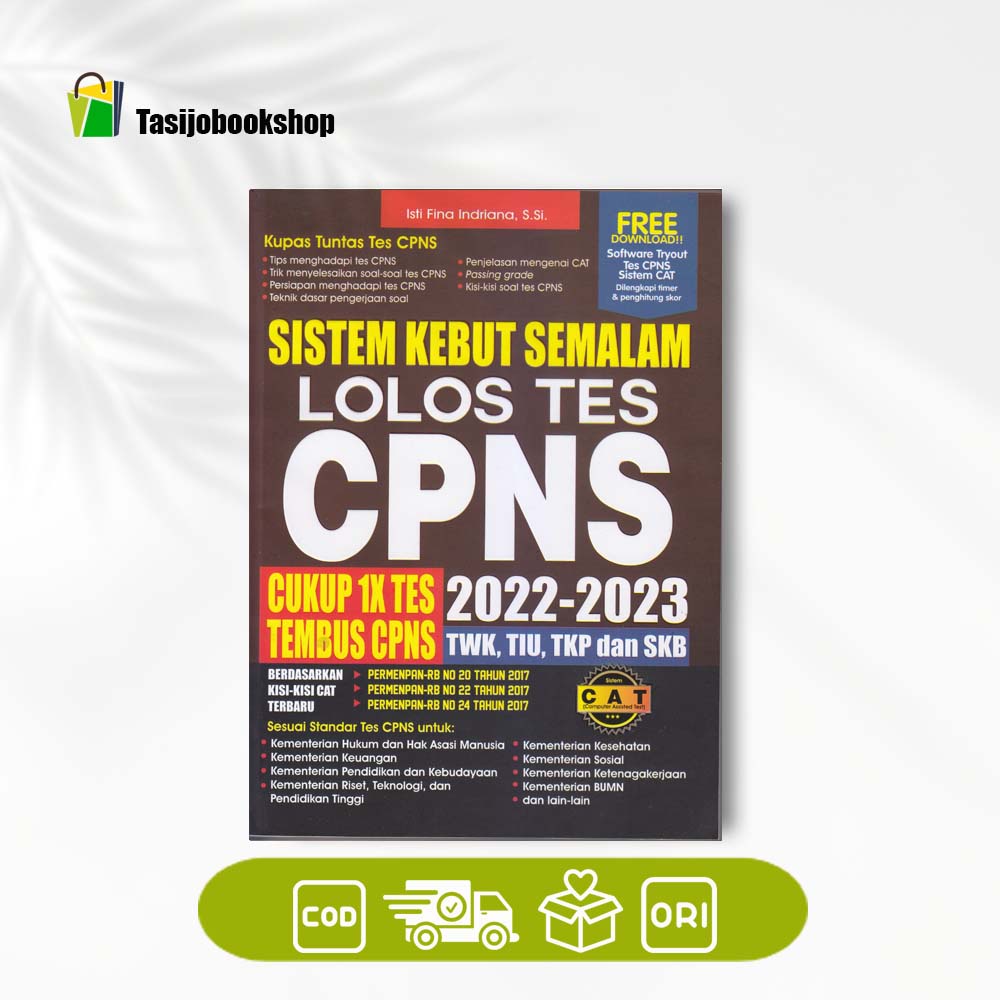 Jual Buku Psikotes Soal Soal Tes CPNS Pedoman Resmi Seleksi Tes CPNS