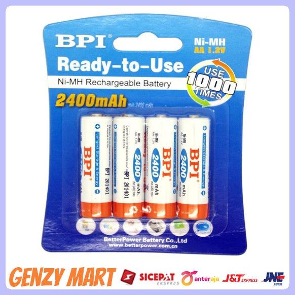 Jual ENELONG BATERAI CAS NI MH RECHARGEABLE AA 2400MAH 4 PCS Shopee