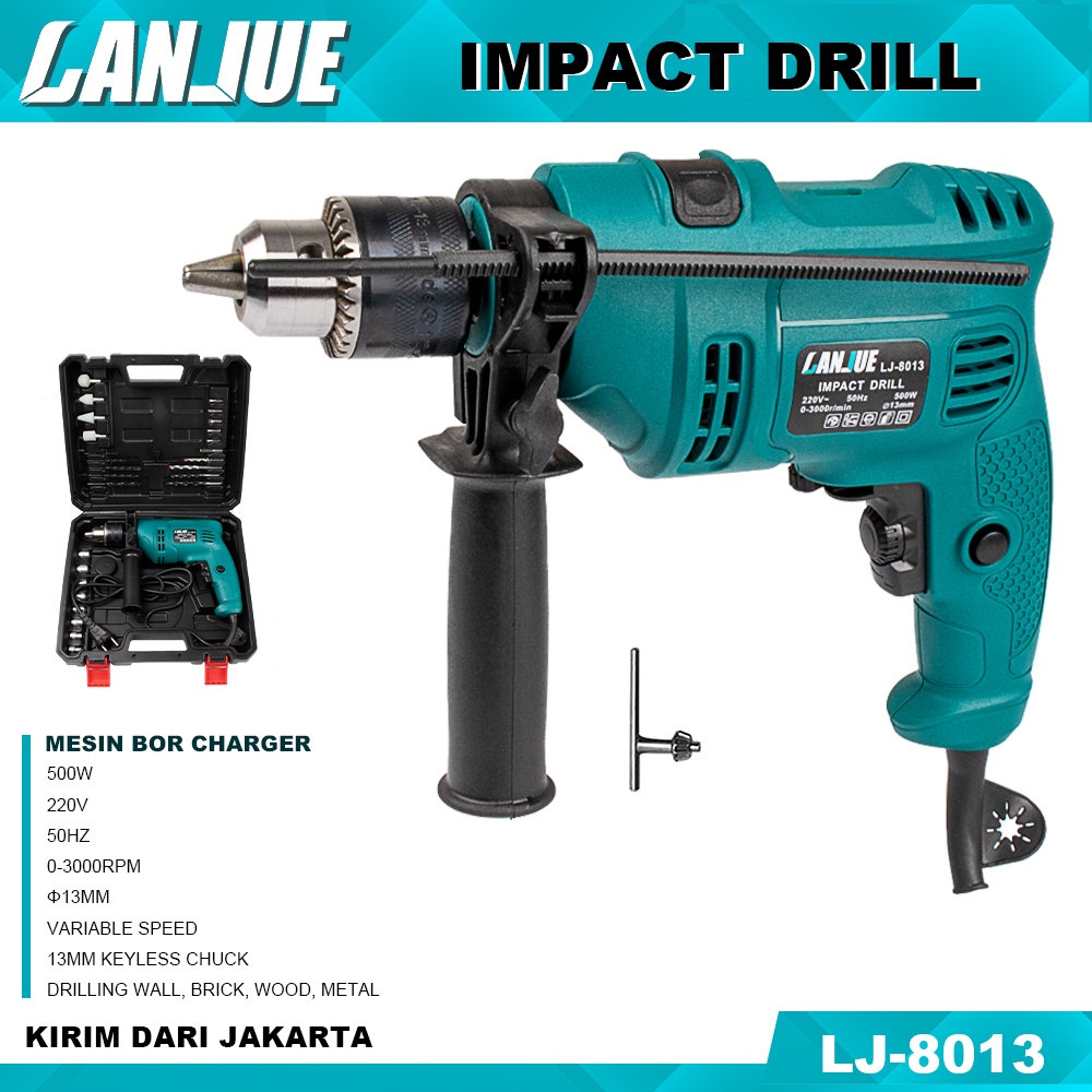 Jual Jld Mesin Bor Impact Drill Listrik Mm Mesin Bor Bolak Balik Bor