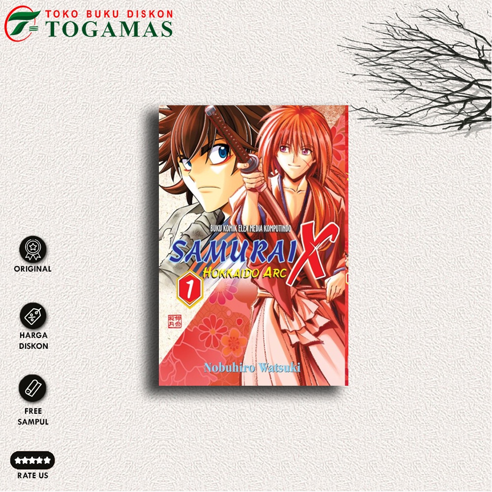 Jual Samurai X Hokkaido Arc Nobuhiro Watsuki Kaworu Kurosaki