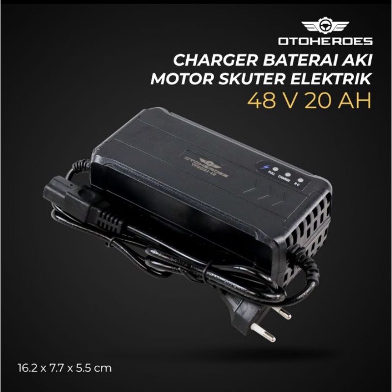 Jual Charger Baterai Aki Motor Skuter Elektrik V Ah Shopee Indonesia