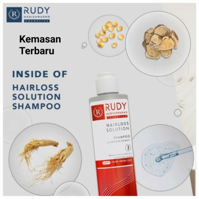 Jual Shampoo Rudy Hadisuwarno Hair Loss Solution With Ginseng Extract