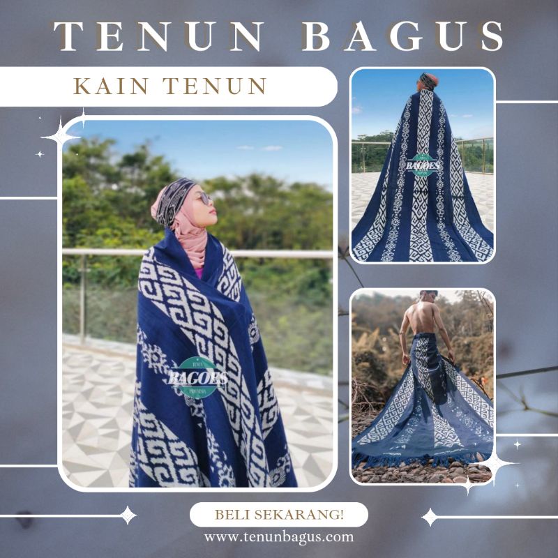 Jual Kain Tenun Blanket Etnik Troso Jepara Motif Nusantara Kain Tenun