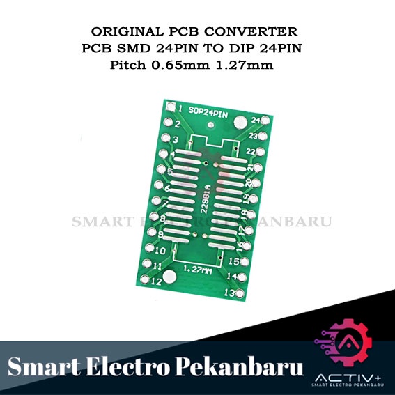 Jual Original Pcb Smd Pin To Dip Pin Sop Pin Pitch Mm Mm