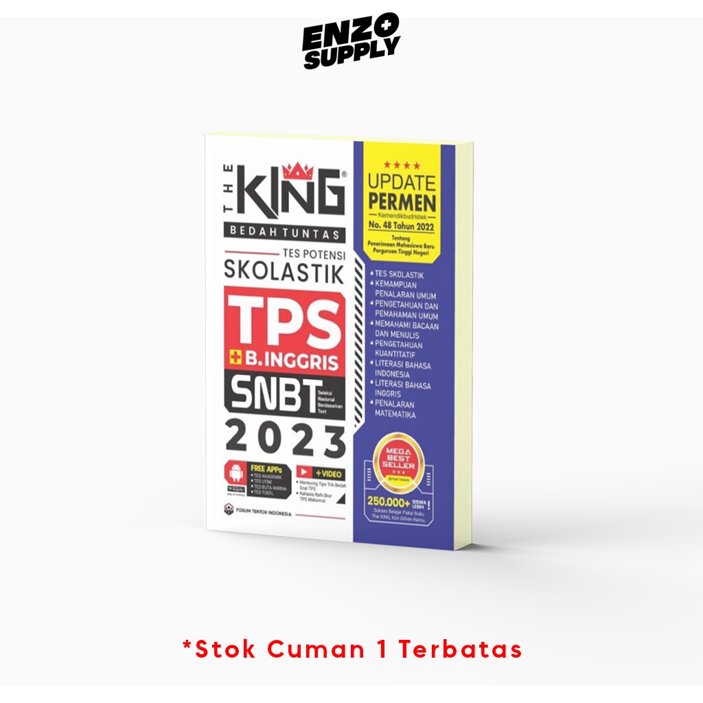 Jual Buku Snbt The King Tes Potensi Skolastik Tps Bahasa