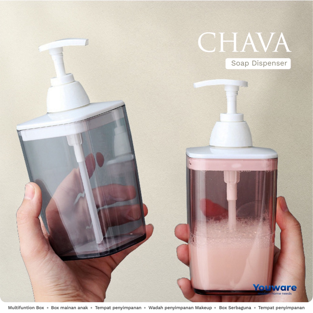 Jual Youware Chava Botol Sabun Pump Refill PET Bottle Refill Shampoo