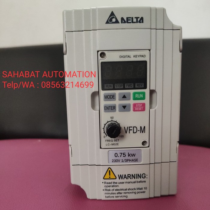 Jual Inverter Delta Kw Kw Hp Hp V Inverter Delta Kw