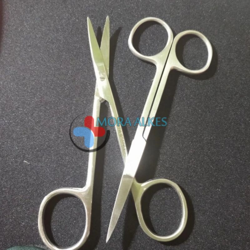 Jual Gunting Iris Lurus Gunting Alis Mata Lurus Iris Scissor Straight