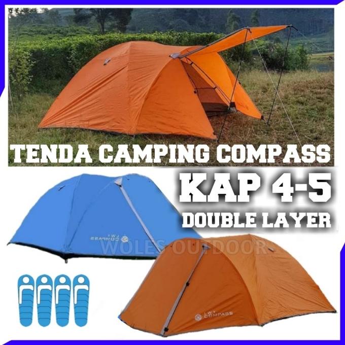 Jual Tenda Camping Compass Double Layer Kapasitas Orang Shopee