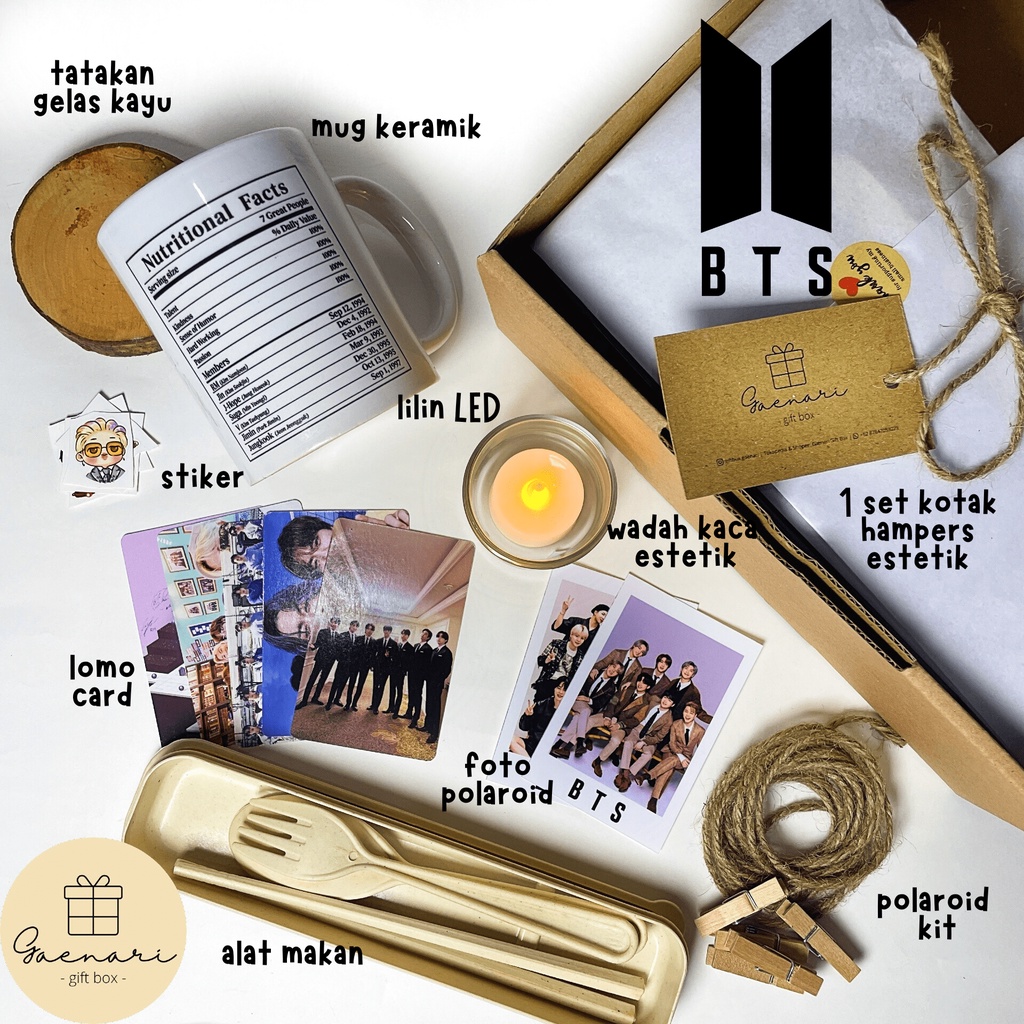 Jual Gift Box Bts Hampers Bts Kado Bts Hadiah Bts Fan Kit Bts