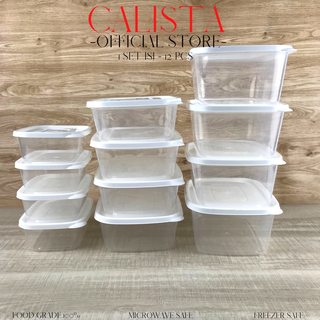 Jual TOPLES SET PLASTIK BENING CALISTA RUMOI PUTIH TRANSPARANT PREMIUM