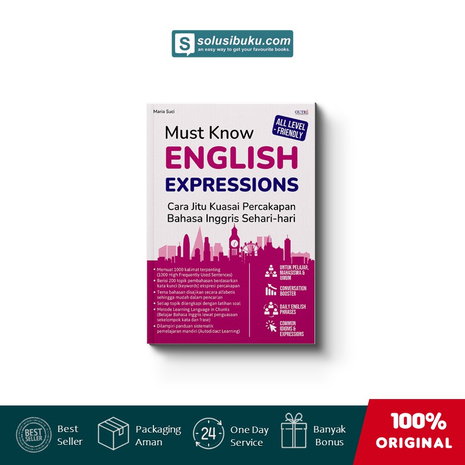 Jual Buku Must Know English Expressions Outre Publishing Shopee