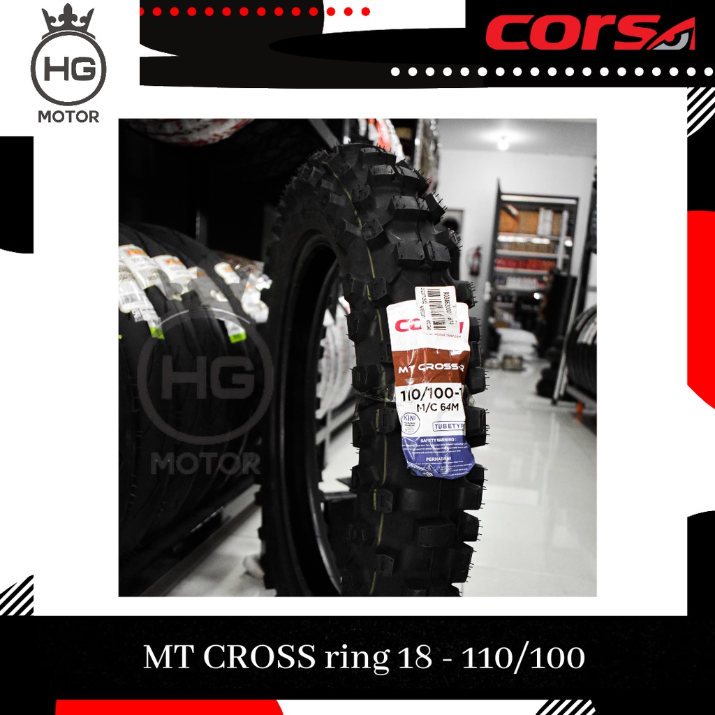 Jual Ban Trail Corsa MT Cross 110 100 18 Ring 18 110 100 R18 Shopee